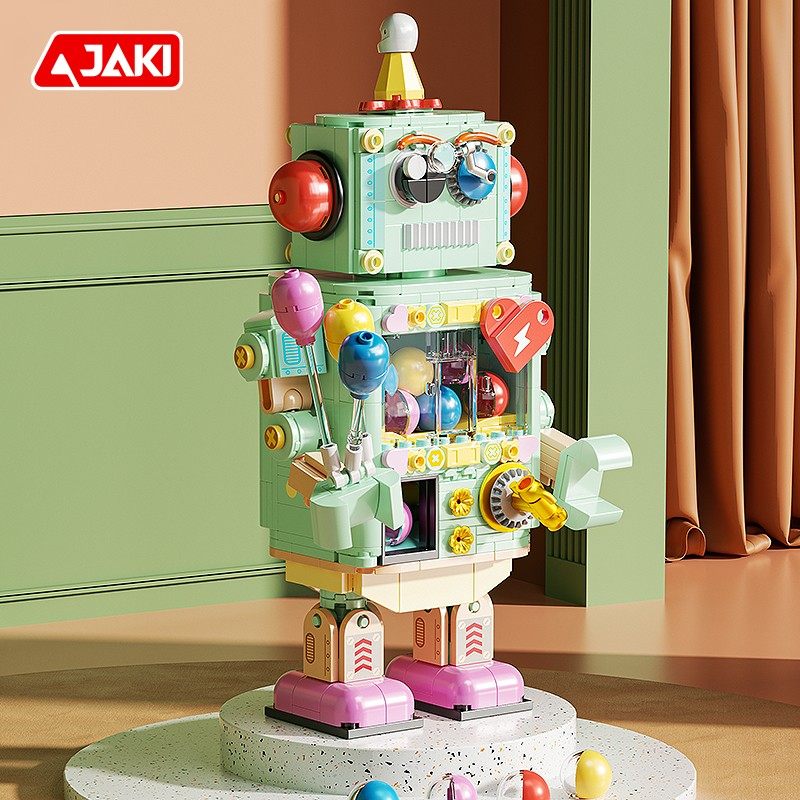 JAKI佳奇小型家用扭蛋机女孩益智玩具网红爆款生日礼物扭蛋机器人