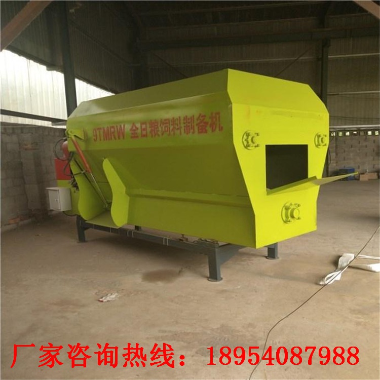 极速全日a粮搅拌粉碎铡草料罐机储丝混合秸秆揉青饲料搅拌机撒一