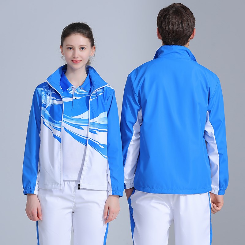 2024秋冬羽毛球服长袖u套装男女运动比赛出场服颁奖外套速干定制