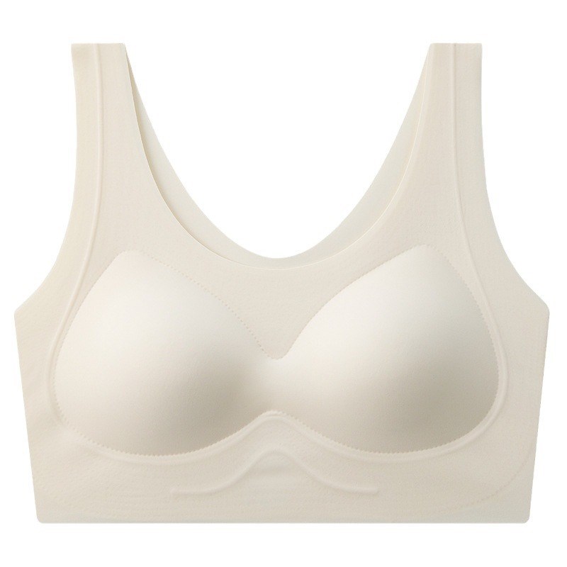 新7A抗菌果冻胶轻薄无痕软支撑聚拢无钢圈内衣舒适无痕文胸女美背