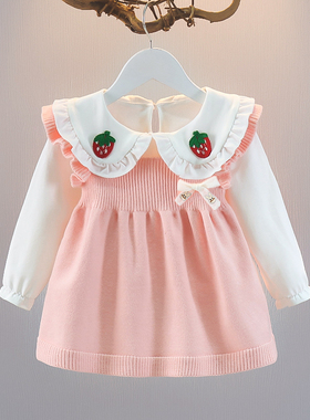 2024女童新款连衣裙女宝宝公主裙儿童秋装小女孩秋季长袖洋气裙子