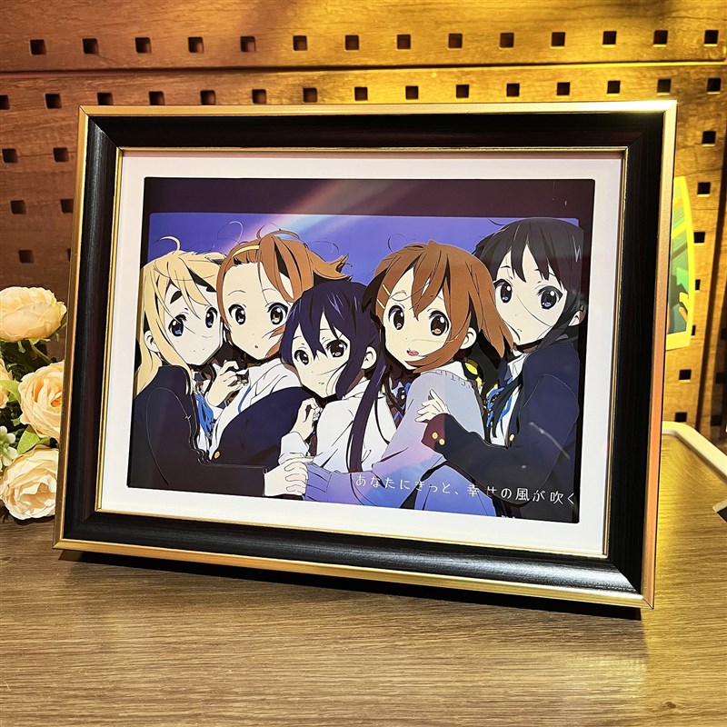 轻音少女动漫手h办3D立体画二次元装饰画动漫卧室挂画女友生日礼