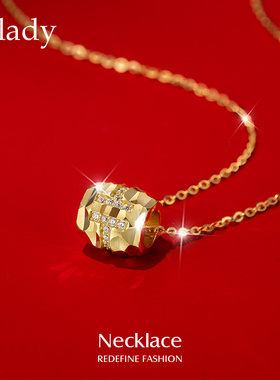 纯银项链女款2025新款饰品轻奢小众吊坠锁骨链颈链首饰女生礼物