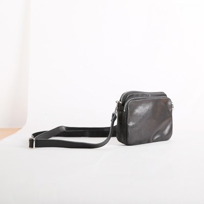 休闲斜挎包男真皮男包牛皮单肩斜挎包手机包女包小背包潮牌新款