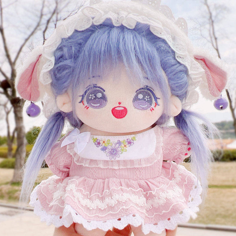 棉花娃娃20cm可爱毛绒玩具B人形公仔裸娃闺蜜生日礼物现货