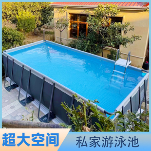 大型成人游泳池别墅室外耐晒游泳池训练家用儿童泳池移动加厚水池