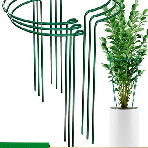 花撑支架阳台花架龟背竹s防倒支撑固定半圆支撑杆爬藤植物花盆花