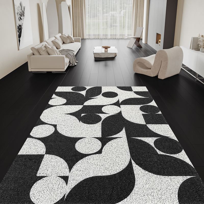 丝圈地垫轻法式入户门垫户外大y门口进门除尘垫家用入户地毯防滑