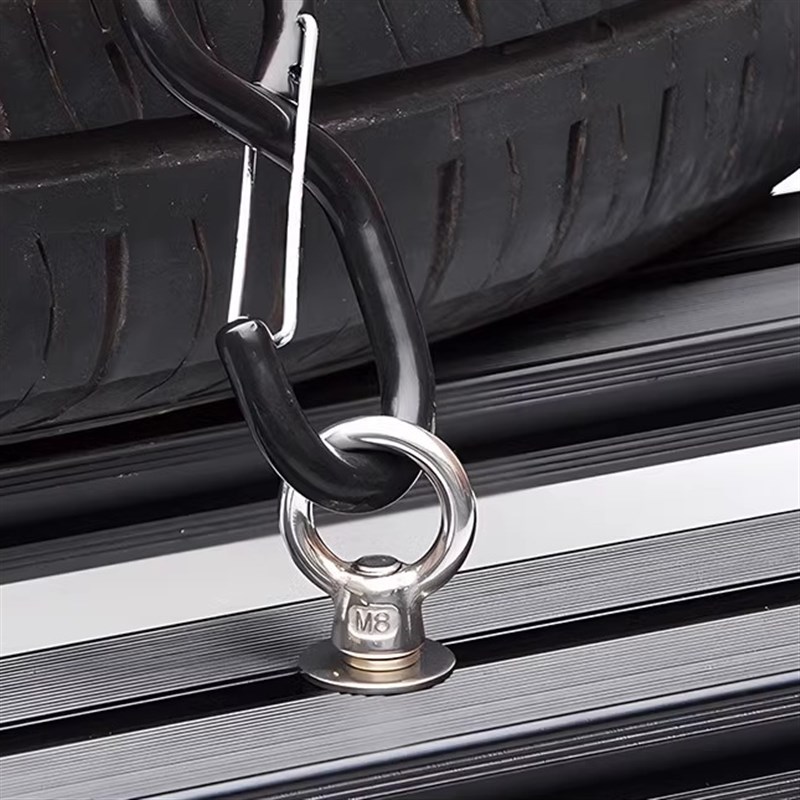 吊环拓展螺丝M8车顶平台304黑色吊环拓展螺丝行李架WT型槽车顶螺