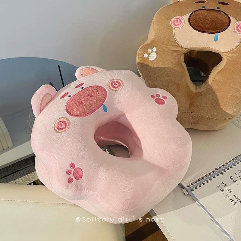 小学生午睡枕趴睡枕桌上秋冬教室可爱抱枕成人Q办公室腰靠靠垫两