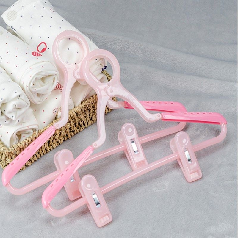 儿童衣架小衣架宝宝可伸缩防风防掉卡扣室外多功能小号Z婴儿晾衣,收纳整理,塑料衣架,淘宝优惠券,粉丝福利购,淘宝优惠卷