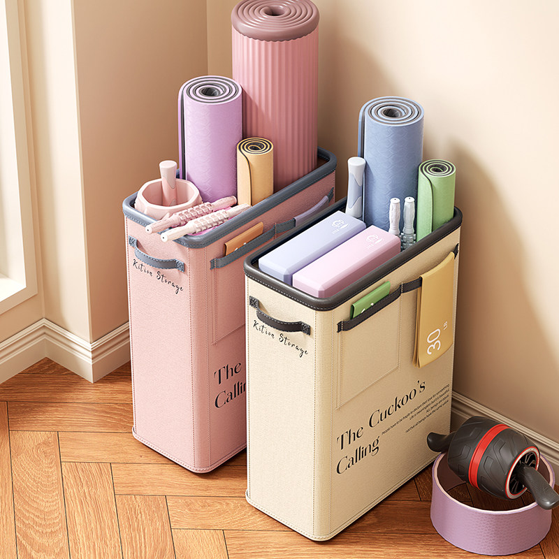 瑜伽垫收纳筐健身器材运动器械工具D羽毛球收纳篮神器可折叠置物,收纳整理,运动器材收纳用具,淘宝优惠券,粉丝福利购,淘宝优惠卷