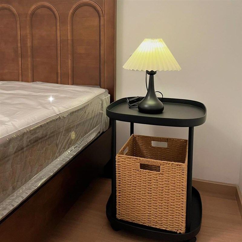 床头柜2025新款轻奢高级感替代品卧室小型置物架子可移动茶几边几