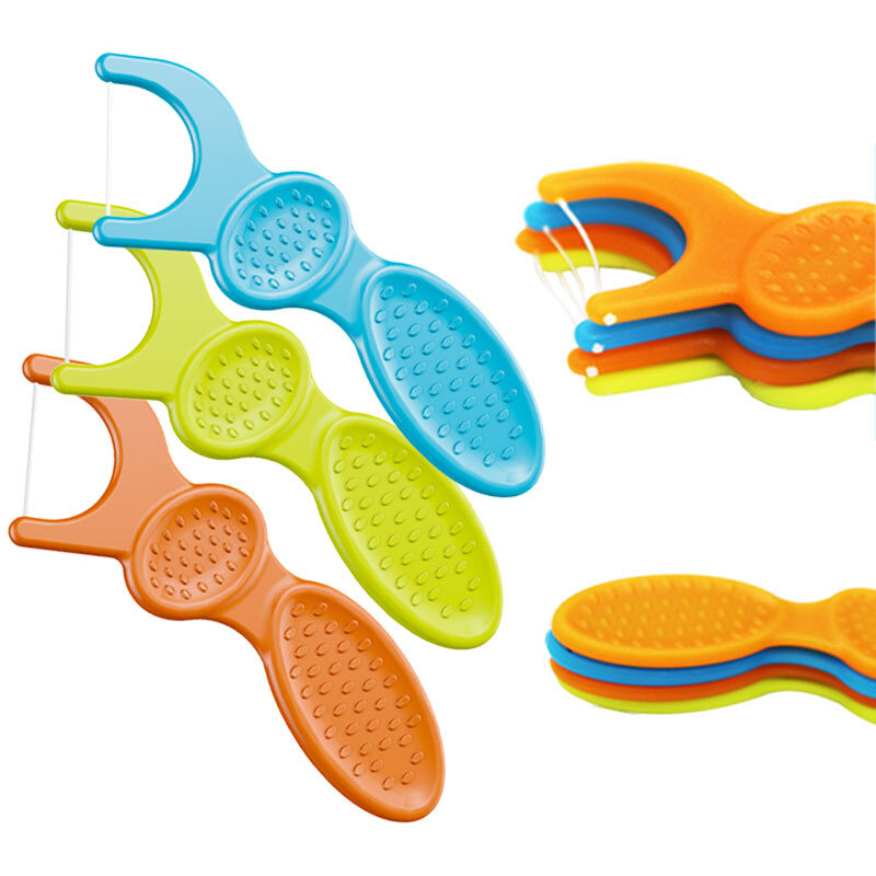 宝宝剔牙线儿童专用超细婴儿牙线棒极细含氟牙签线牙线盒