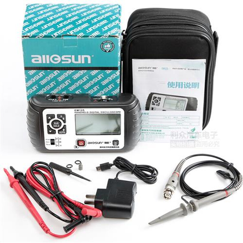 奥胜手持示波器万用表迷你X汽车数字示波器电压电阻通断波形表套
