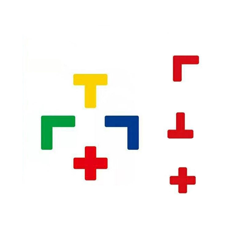 冰禹bylf-58定位贴5s四角定位桌面定位贴纸100个定位标示贴3*1cm