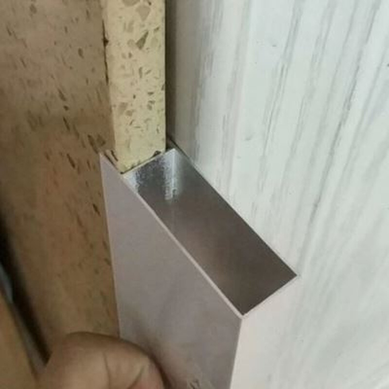 极速砖夹铝d材配件厚u型铝槽管 大框单槽管单边立柱瓷砖橱柜铝合