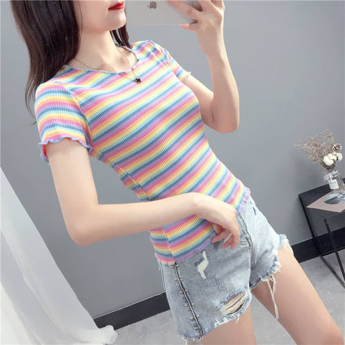 新款纯棉女T恤夏季女装