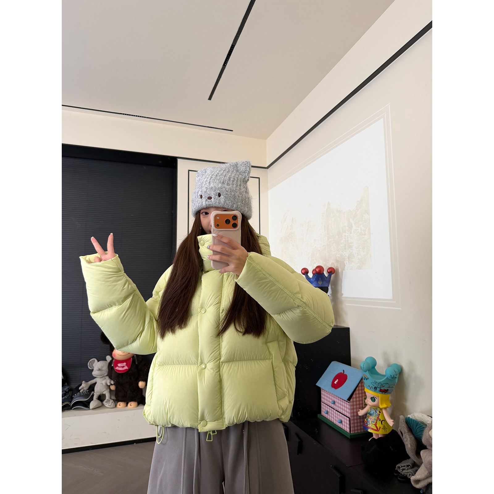 CHACHA【雪山系列】高充绒极寒系列90白鸭绒羽绒服