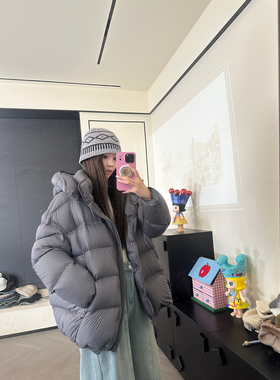 CHACHA【半岛铁盒】休闲时尚百搭95白鸭绒羽绒服