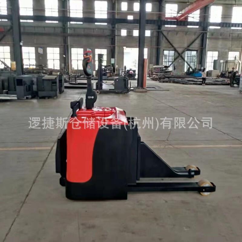 承载式牵引车2吨-5吨电动牵引车可升降站驾电动拖车头挂钩可上升