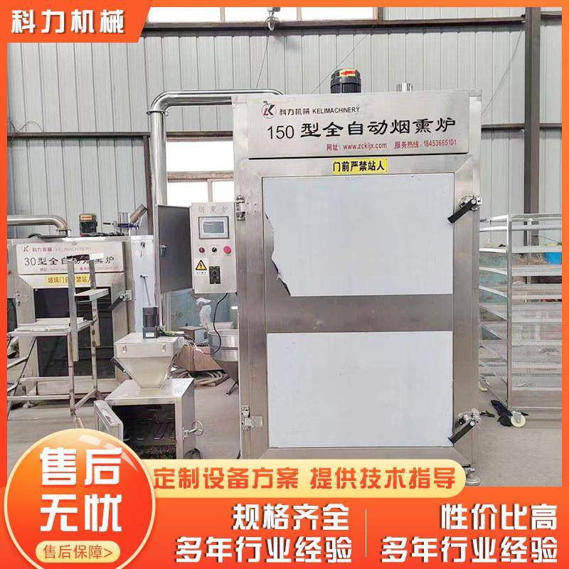 现货100型鱼肉烟熏机 牛肉干兔肉烟熏炉 香肠商用设备