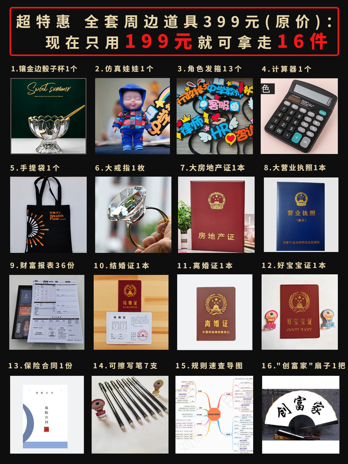 道具沙盘配件一整套划算图片