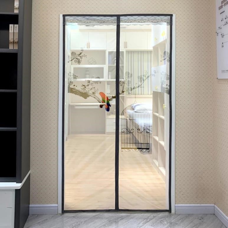 极速门帘自粘贴户门图案木门装入式网加密磁N性磁铁软磁扣室内家