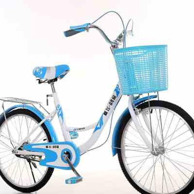 极速自行车女式通勤单老式轻便公主学生成人男淑M女26寸20折叠24