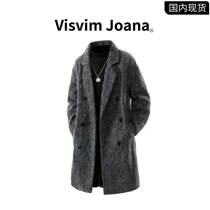 品牌现货撤柜】VISVIM JOANA中长款毛呢风衣秋冬翻领过膝外套大衣