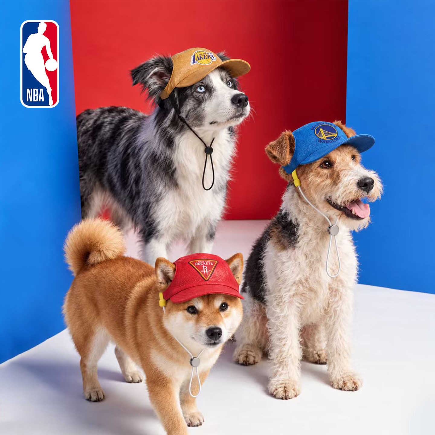 【NBA宠物系列】宠物棒球帽26新款狗狗露耳朵帽子可调节nba鸭舌帽