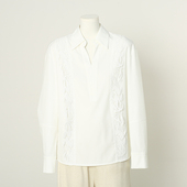 衣香 26春新款 法式 专柜569 简约镂空绣花气质宽松长袖 衬衫 女装