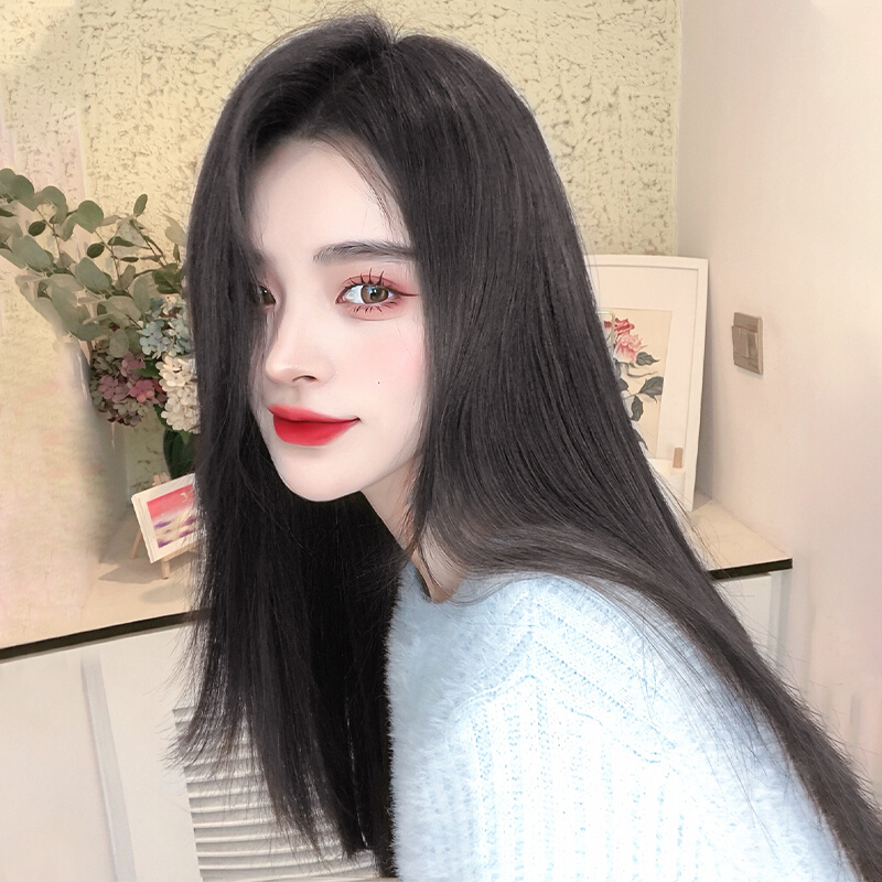 新款全真发假发片无痕隐形接发片蓬松增发量自己接全头直发假发女