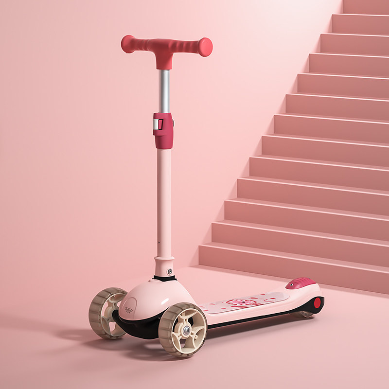 贝恩施儿童滑板车2岁3-6-12以上8小孩溜溜车宝宝踏板车单脚滑滑车