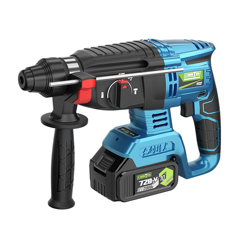 充电电锤轻型大功率工业级电动冲击钻打混凝土无刷电稿捶拆墙神器