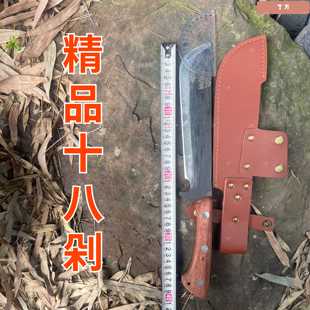 锻打砍柴刀户外柴刀开路刀农用加厚砍柴刀钓鱼砍树刀野营刀伐木刀