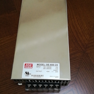 【议价】SE-600-24 明纬开关大功率DC24V25A 直流稳压电源 12V50A