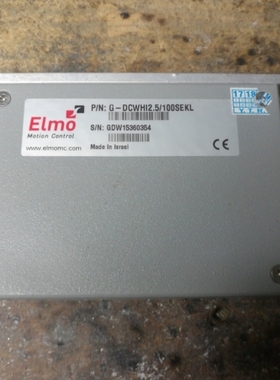 【议价】ELMO G-DCWHI2.5/100SEKL伺服驱动器维修,质保半年