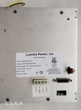 【议价】Lna PowerInc 电源P/N11001434-01 Rev 8 HIP0T PASS