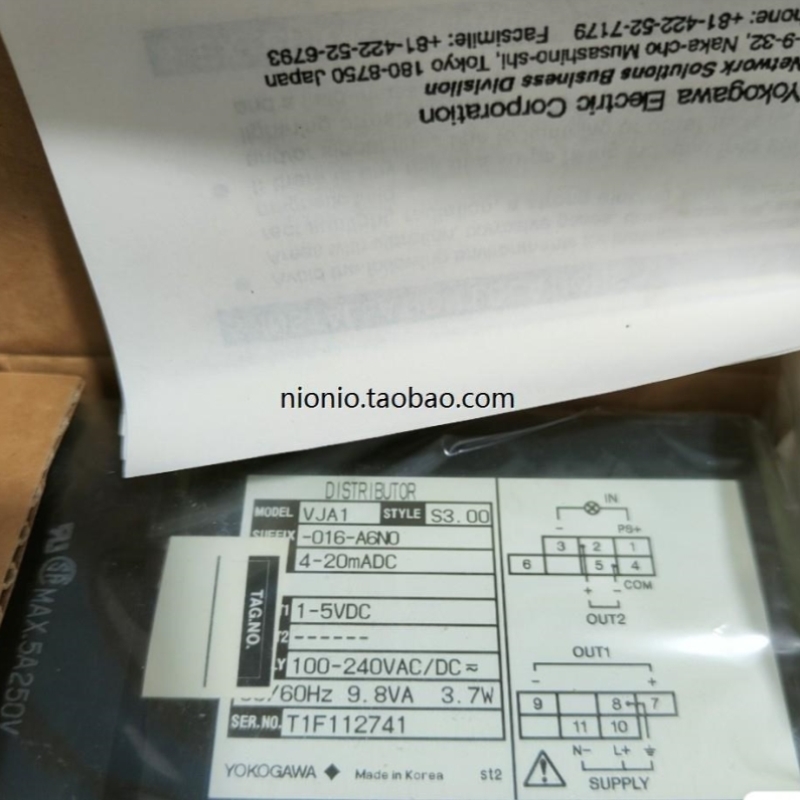 【议价】横河JUXTA信号转换器VJA1-016-A6N0横河RTD双输VJR6-026-