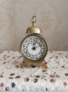 【议价】议价珍品 19世纪法国名牌japy中国风情单铃闹钟