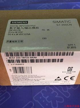 拍前询价:6ES7223-1BF22-0XA8EM223， 4DI/4DO， DC 24V
