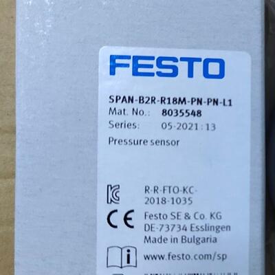 原装 正品 费斯托压力感测器 SPAN-B2R-R18M-PN-PN-L1（8035548）