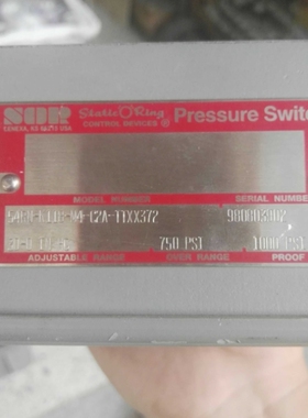 【议价】压力开关4RN-K5-M4-C2A-TTXX372和54RN-K118-M4-C2A-TTXX