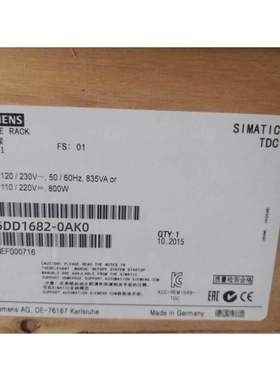 【议价】询价议价6DD1682-0AK06DD系列 SR 5 24 PS ,带 SP 6 电