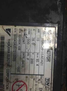 【议价】安川电机SGMGH-1EACA21/SGMGH-1EACA61测试完好