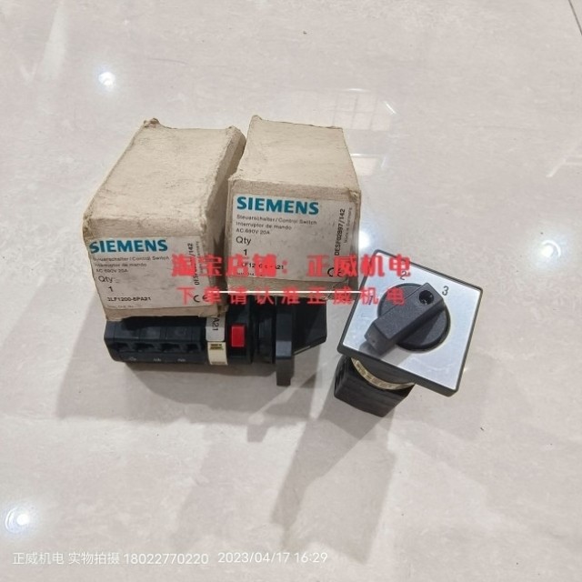 【议价】SIEMENS转换开关3LF1200-6PA213LF120 0-6PA21