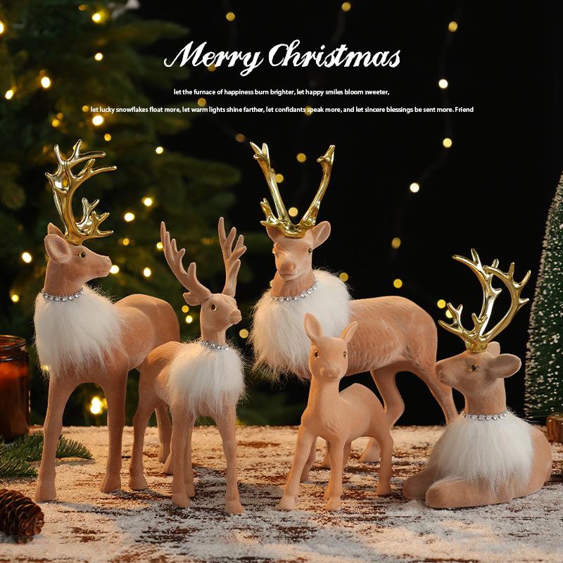 Christmas ornament Christmas reindeer decoration圣诞装饰摆件