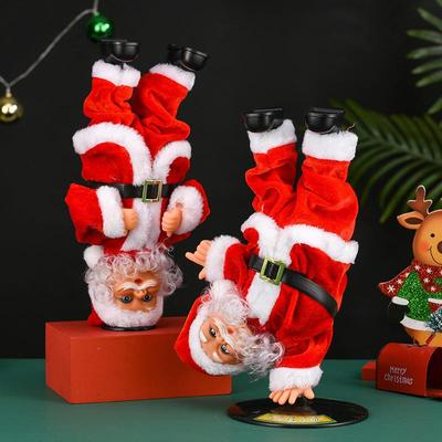 Christmas Decoration Electric Inverted Music Toy圣诞玩具