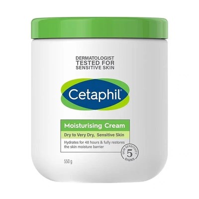 Cetaphil丝塔芙大白罐550g身体乳润肤面霜补水保湿婴儿成人敏感肌